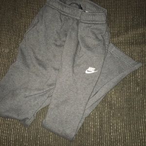 Gray sweat pants